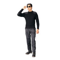 Government Type Black Wool Commando Sweater (50 to 52)